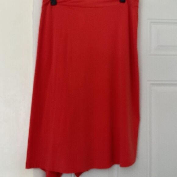 Michael KORS ASYMMETRICAL ORANGE  WOMAN SKIRT SIZE US XL​​ - Picture 11 of 14
